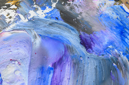 Abstract art background. Hand drawn gouache painting. Color texture.