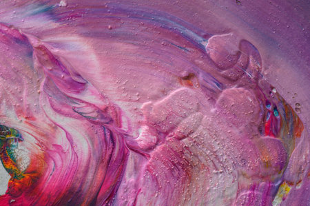 Abstract art background. Hand drawn gouache painting. Color texture.