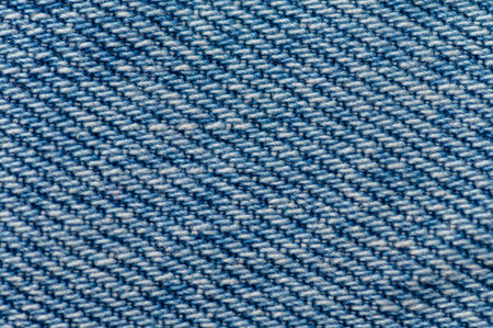 Jeans close up background. Denim stitching