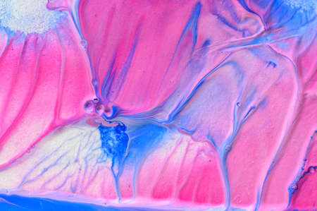 Abstract art background. Hand drawn gouache painting. Color texture.の写真素材