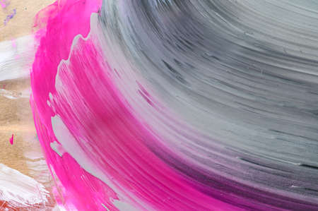 Abstract art background. Hand drawn gouache painting. Color texture.の写真素材