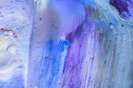 Abstract art background. Hand drawn gouache painting. Color texture.の写真素材