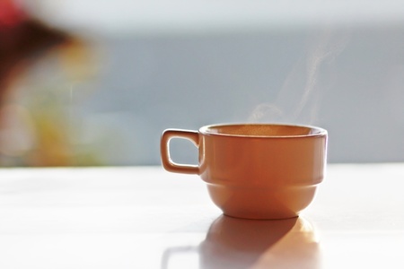 a cup of coffeeの写真素材