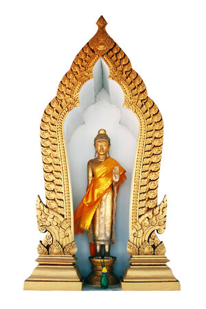 Golden Buddha in Thailandの写真素材
