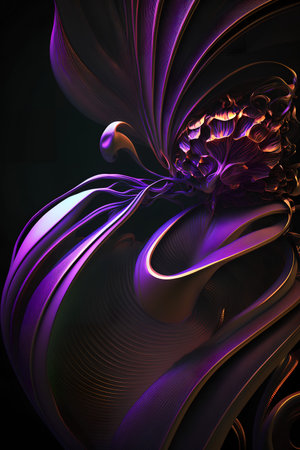 3D surreal illustration. sacred geometry. Mysterious psychedelic relaxation pattern. fractal abstract texture. Digital artwork graphic astrology magicの素材