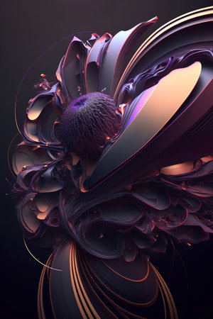 3d abstract computer generated fractal design.Fractal is never-ending pattern.Fractals are infinitely complex patterns that are self-similar across different scalesの素材