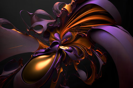 Abstract fantasy pattern. Creative fractal design for greeting cards or t-shirtsの素材