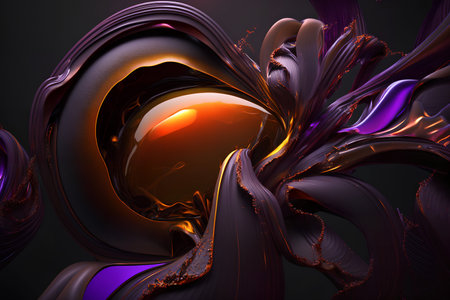 abstract fractal. Fractal art background for creative design. Decoration for wallpaper, desktop, poster, cover booklet. Print for clothes, t-shirt. creative illustration for designの素材