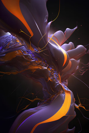 Abstract background for elegant design cover or fantasy composition. digital collage.の素材