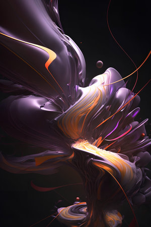 3D surreal illustration. sacred geometry. Mysterious psychedelic relaxation pattern. fractal abstract texture. Digital artwork graphic astrology magicの素材