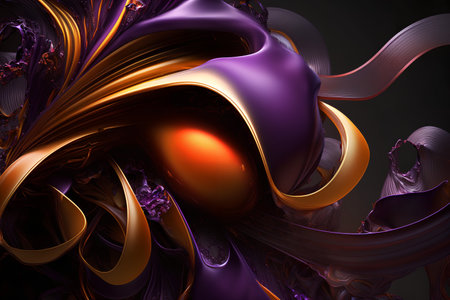 abstract fractal. Fractal art background for creative design. Decoration for wallpaper, desktop, poster, cover booklet. Print for clothes, t-shirt. creative illustration for designの素材