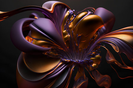 Abstract fantasy pattern. Creative fractal design for greeting cards or t-shirtsの素材