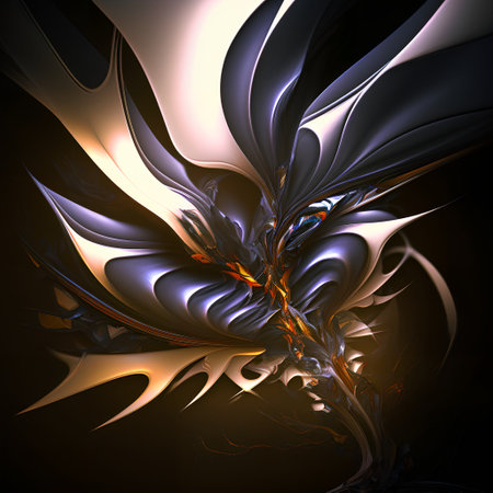 abstract fractal. Fractal art background for creative design. Decoration for wallpaper, desktop, poster, cover booklet. Print for clothes, t-shirt. creative illustration for designの素材