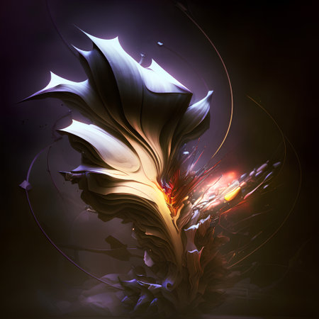 3d abstract computer generated fractal design.Fractal is never-ending pattern.Fractals are infinitely complex patterns that are self-similar across different scalesの素材