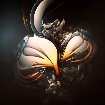 3d abstract computer generated fractal design.Fractal is never-ending pattern.Fractals are infinitely complex patterns that are self-similar across different scalesの素材