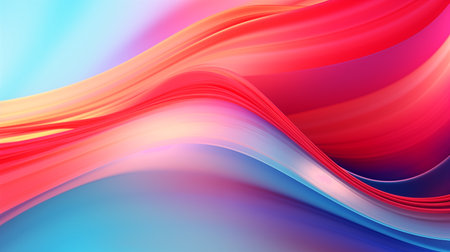 abstract colorful background with smooth lines in blue, pink and whiteの素材