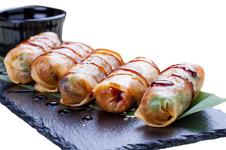 Spring rolls with vegetables
