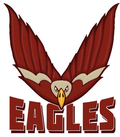 sport logo for eagle teamのイラスト素材