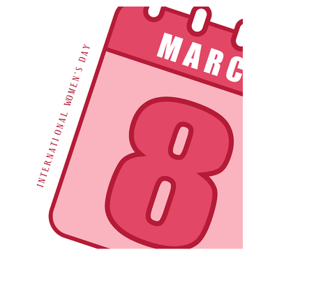 international women day, vector, illustration, march, happyのイラスト素材