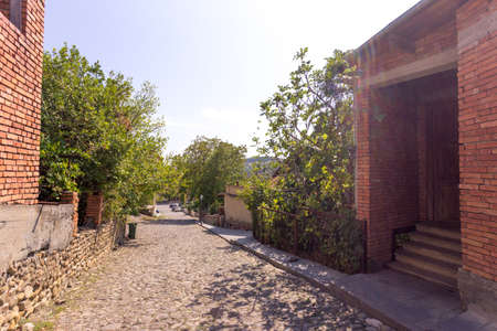 Sighnaghi, the beautiful old town in Kakheti region, Georgiaの写真素材