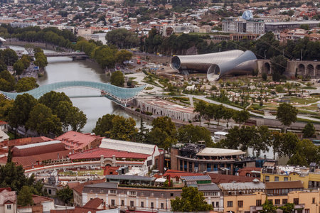 View to the center of Tbilisi