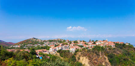 Sighnaghi, the beautiful old town in Kakheti region, Georgiaの写真素材