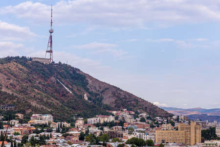 View to the center of Tbilisiの写真素材