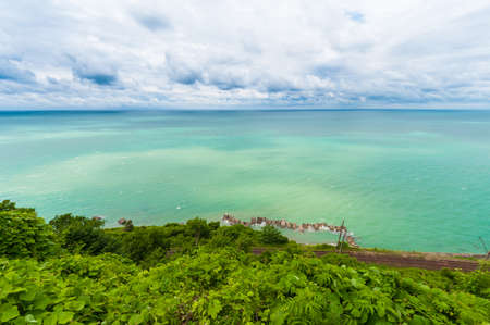 The Beutiful colourful water near seasideの写真素材
