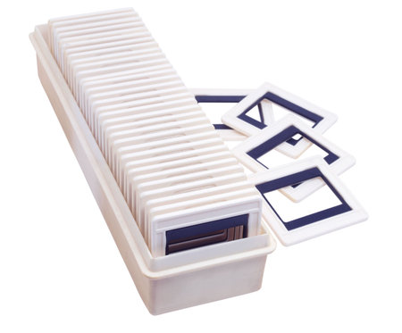  Color photo frame for slide shows. An isolated object on a white background      の写真素材