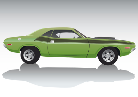 Vector drawing a sports carのイラスト素材