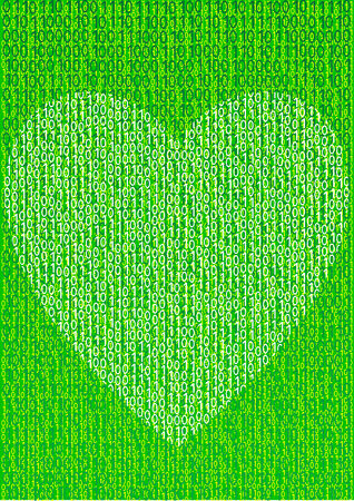  drawing of a number of digits in a certain sequence. Drawing on the Internetのイラスト素材