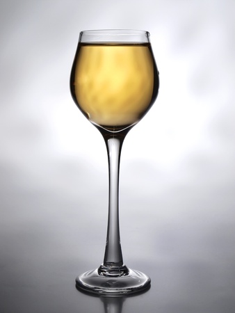 Color photo of a glass of wine glasses        の写真素材