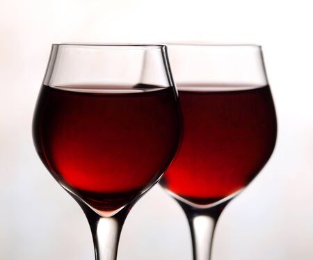 Color photo of a glass of wine glasses    の写真素材