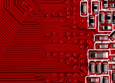 computer chip in close-up  の写真素材