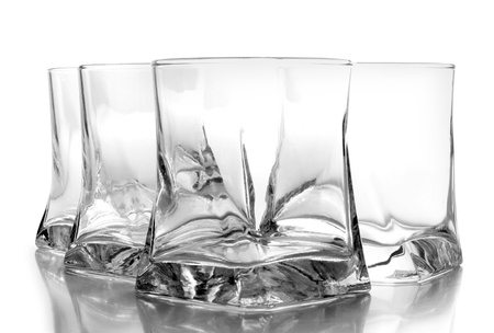 Color photo of a glass of whiskeyの写真素材