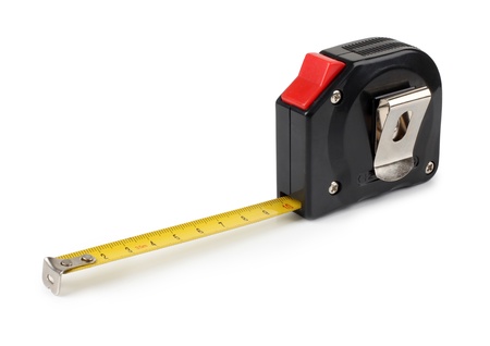 Color photo of old measuring rulerの写真素材