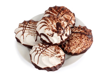 Color photo of cookies on a plateの写真素材