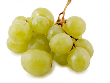 Color photo of a branch of grapes     の写真素材