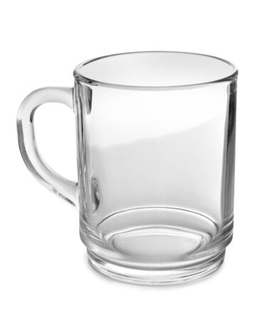 Color photo of glass tea cupの写真素材