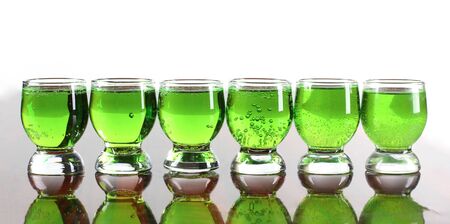 Color photo of a glass cup with tequilaの写真素材