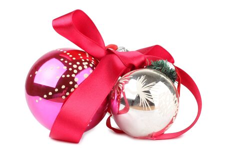 Color photo of Christmas toysの写真素材