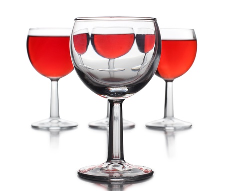 Color photo of a glass of wineの写真素材