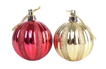 Color photo of christmas ballsの写真素材