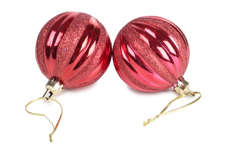 Color photo of christmas ballsの写真素材
