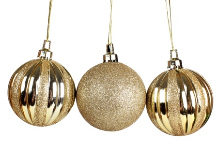 Color photo of christmas ballsの写真素材
