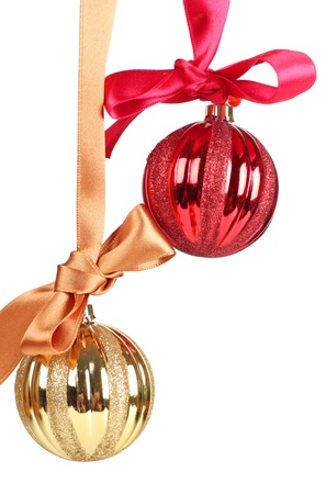 Color photo of christmas toysの写真素材