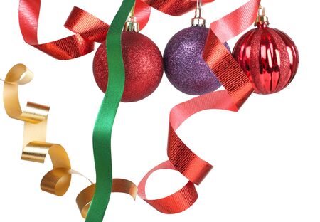 Color photo of christmas toysの写真素材