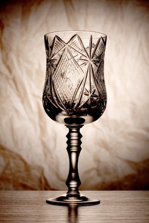 Color photo of a glass of wineの写真素材
