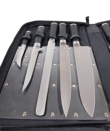 Color photograph of kitchen knives      の写真素材
