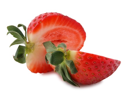 Color photograph of fresh red strawberries       の写真素材